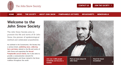 Desktop Screenshot of johnsnowsociety.org